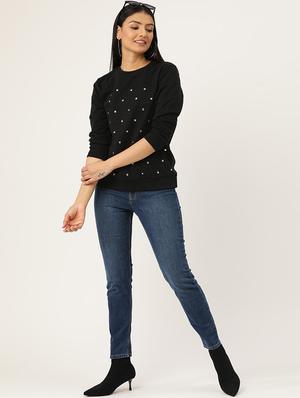round neck printed sweatshirt - 17422296 - Standard Image - 4