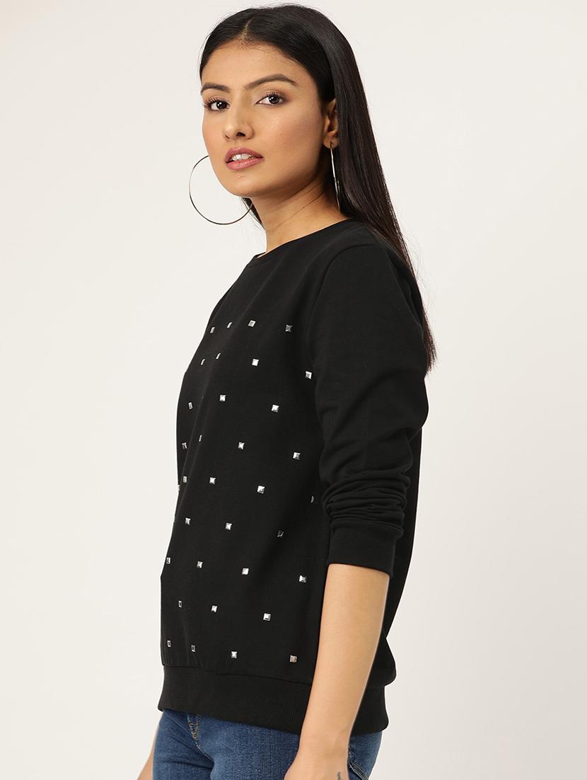 round neck printed sweatshirt - 17422296 - Zoom Image - 2