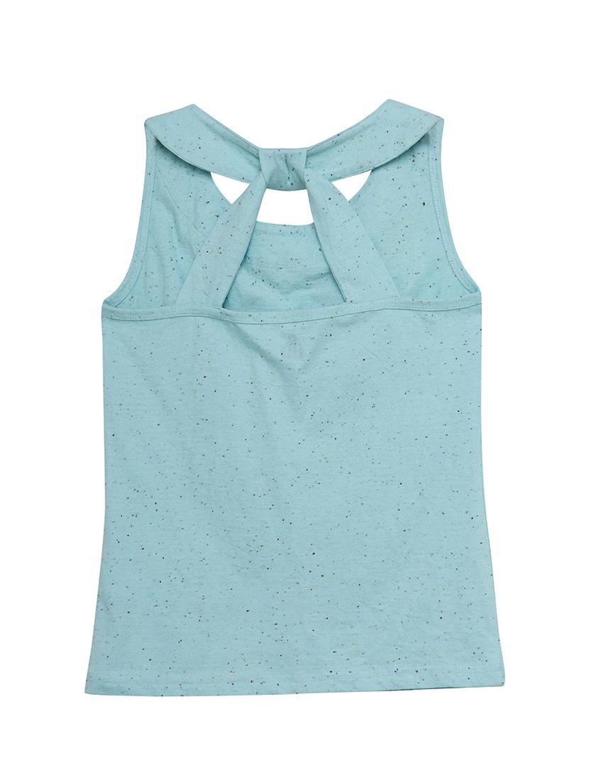 blue cotton jersey regular tee - 17422301 - Zoom Image - 2
