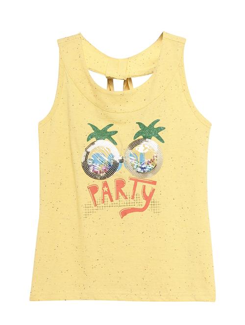 yellow cotton jersey regular tee - 17422302 - Standard Image - 1