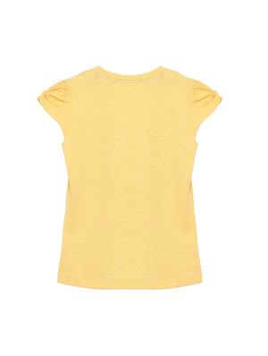 yellow cotton jersey regular tee - 17422304 - Standard Image - 2