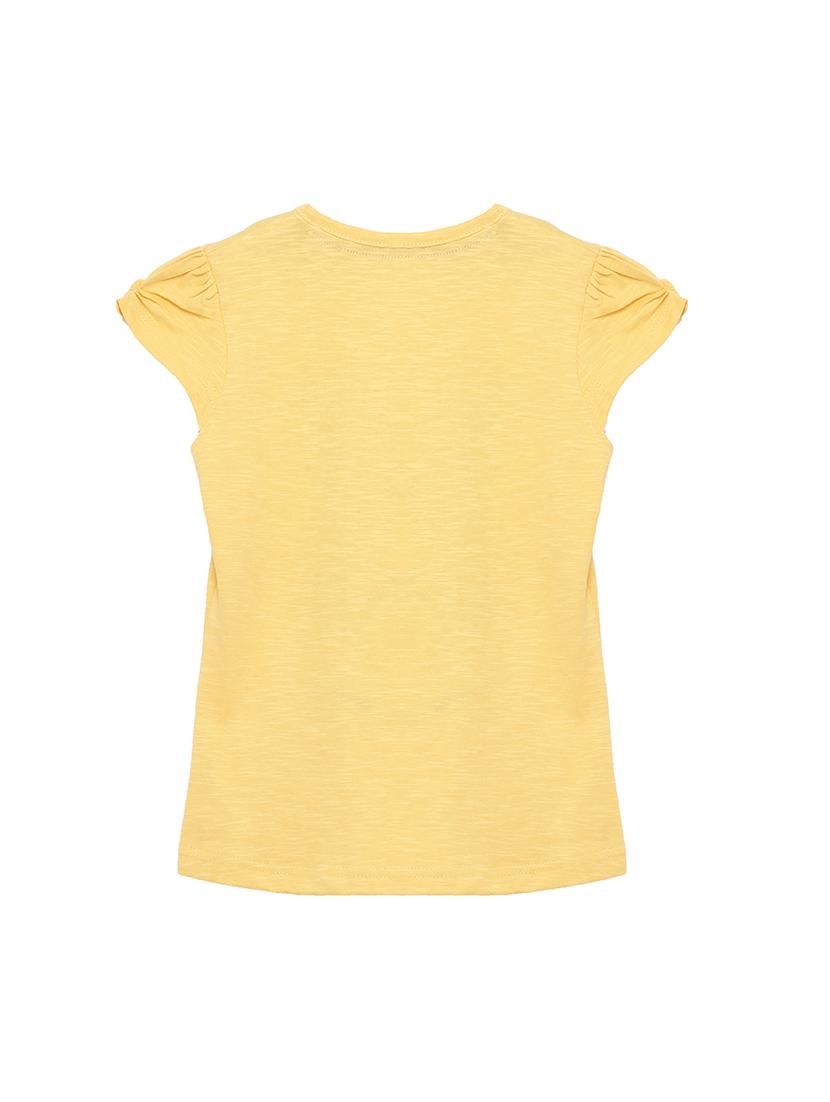 yellow cotton jersey regular tee - 17422304 - Zoom Image - 2
