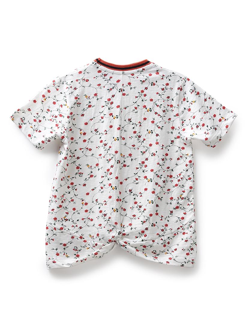 white cotton jersey regular tee - 17422305 - Zoom Image - 2