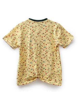 yellow cotton jersey regular tee - 17422306 - Standard Image - 2