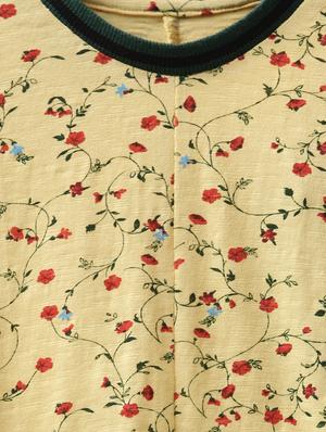 yellow cotton jersey regular tee - 17422306 - Standard Image - 4