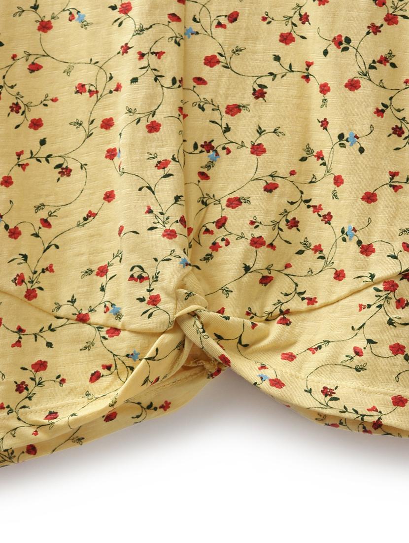 yellow cotton jersey regular tee - 17422306 - Zoom Image - 3