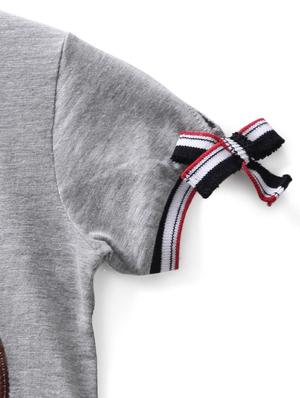 grey cotton jersey regular tee - 17422307 - Standard Image - 3