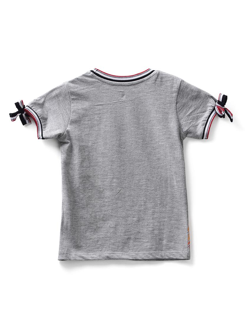 grey cotton jersey regular tee - 17422307 - Zoom Image - 2