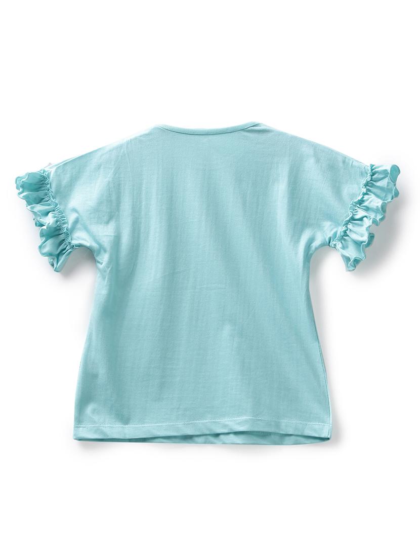 blue cotton jersey regular tee - 17422309 - Zoom Image - 2