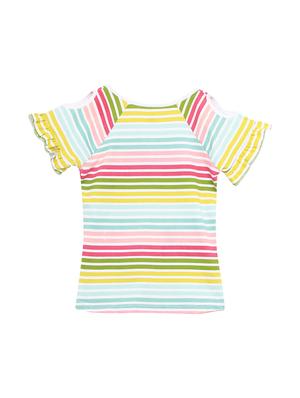 multi colored cotton jersey regular tee - 17422311 - Standard Image - 2