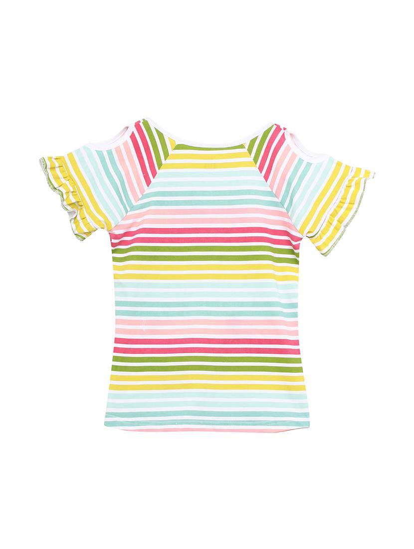 multi colored cotton jersey regular tee - 17422311 - Zoom Image - 2