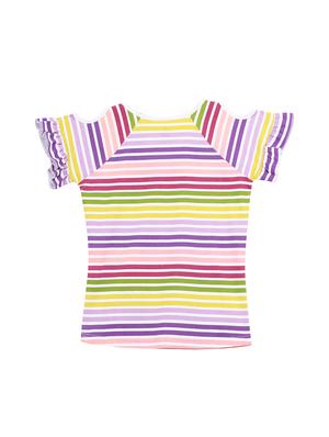 multi colored cotton jersey regular tee - 17422312 - Standard Image - 2