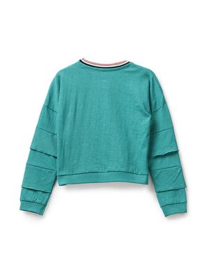green cotton jersey regular tee - 17422317 - Standard Image - 2