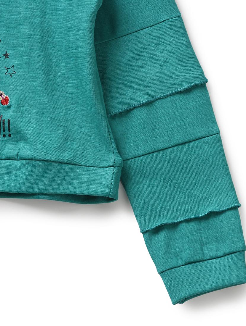 green cotton jersey regular tee - 17422317 - Zoom Image - 3