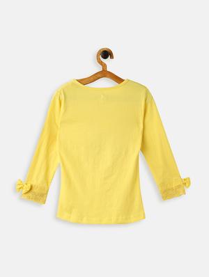 yellow cotton jersey regular tee - 17422320 - Standard Image - 2