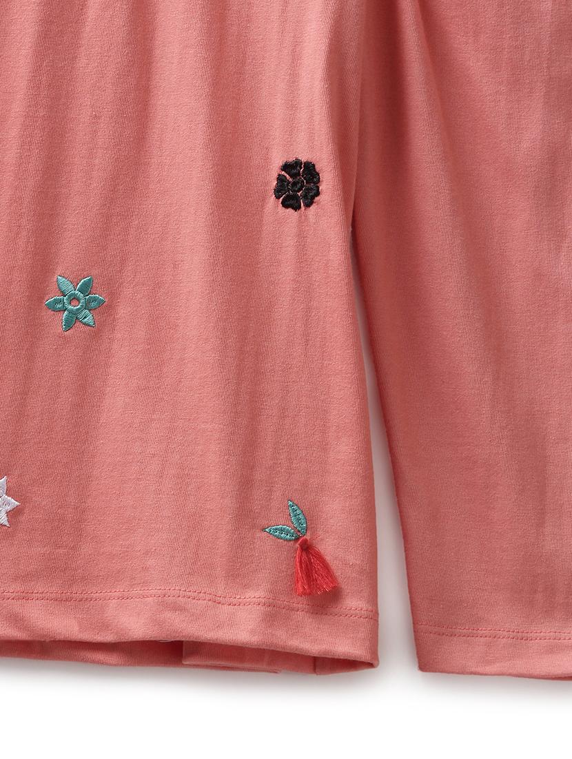 pink cotton jersey regular tee - 17422326 - Zoom Image - 3