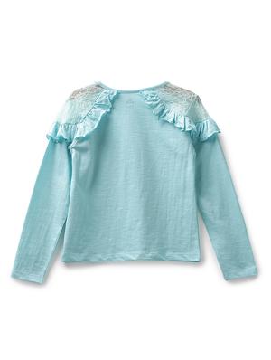 blue cotton jersey regular tee - 17422328 - Standard Image - 2