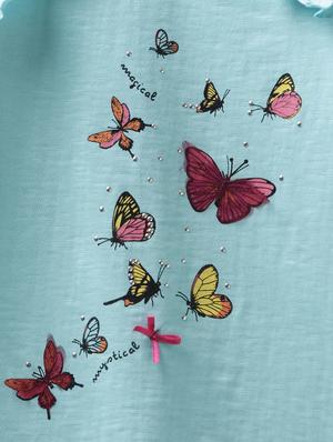 blue cotton jersey regular tee - 17422328 - Standard Image - 4