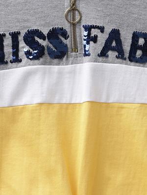 yellow cotton jersey regular tee - 17422332 - Standard Image - 4