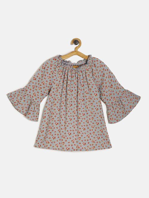 blue cotton regular top - 17422343 - Standard Image - 1