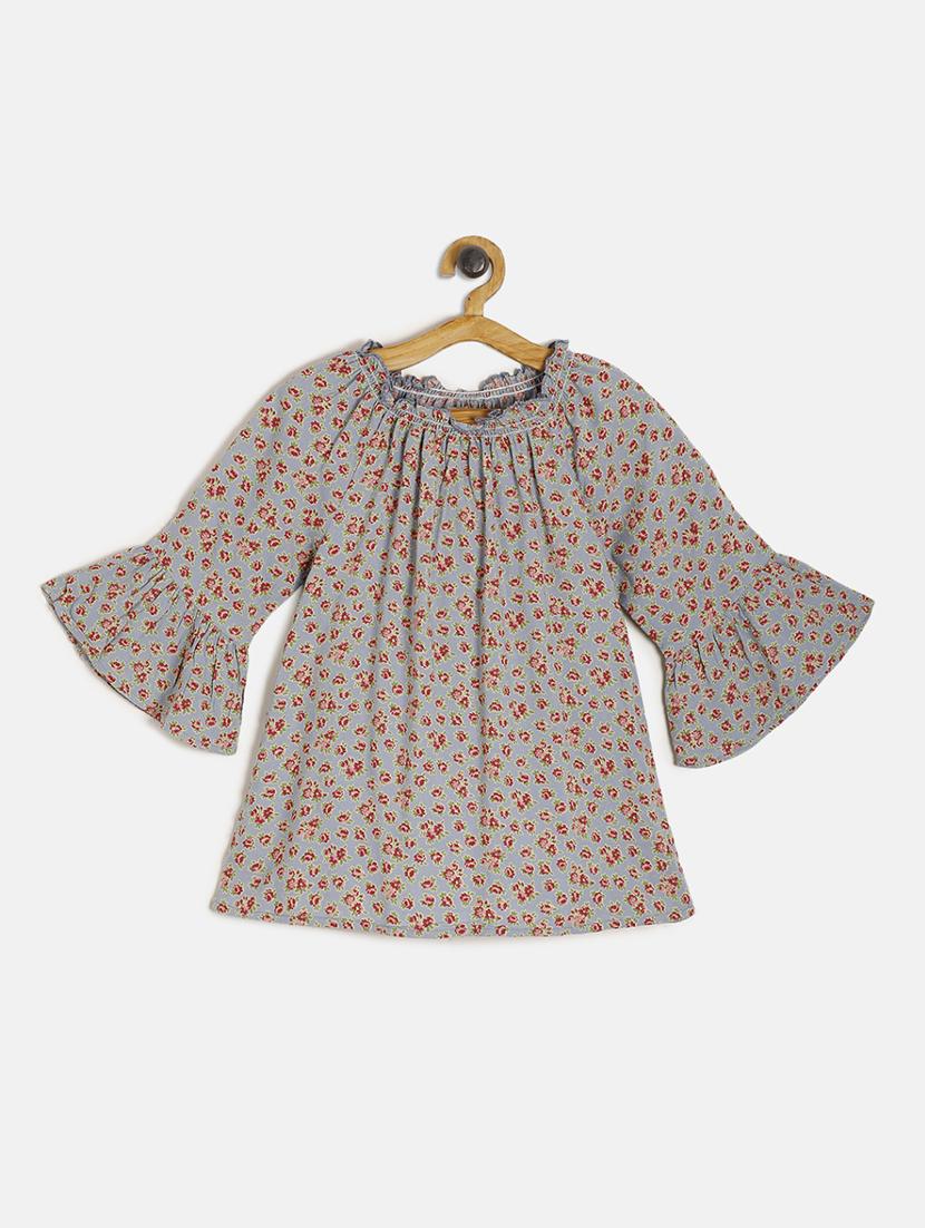 blue cotton regular top - 17422343 - Zoom Image - 1
