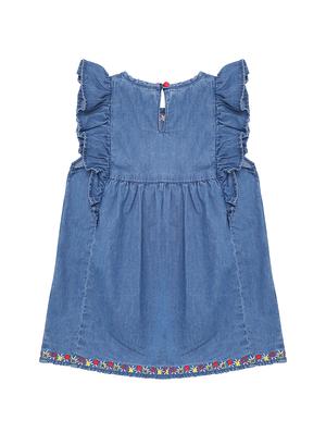 blue cotton regular top - 17422344 - Standard Image - 2