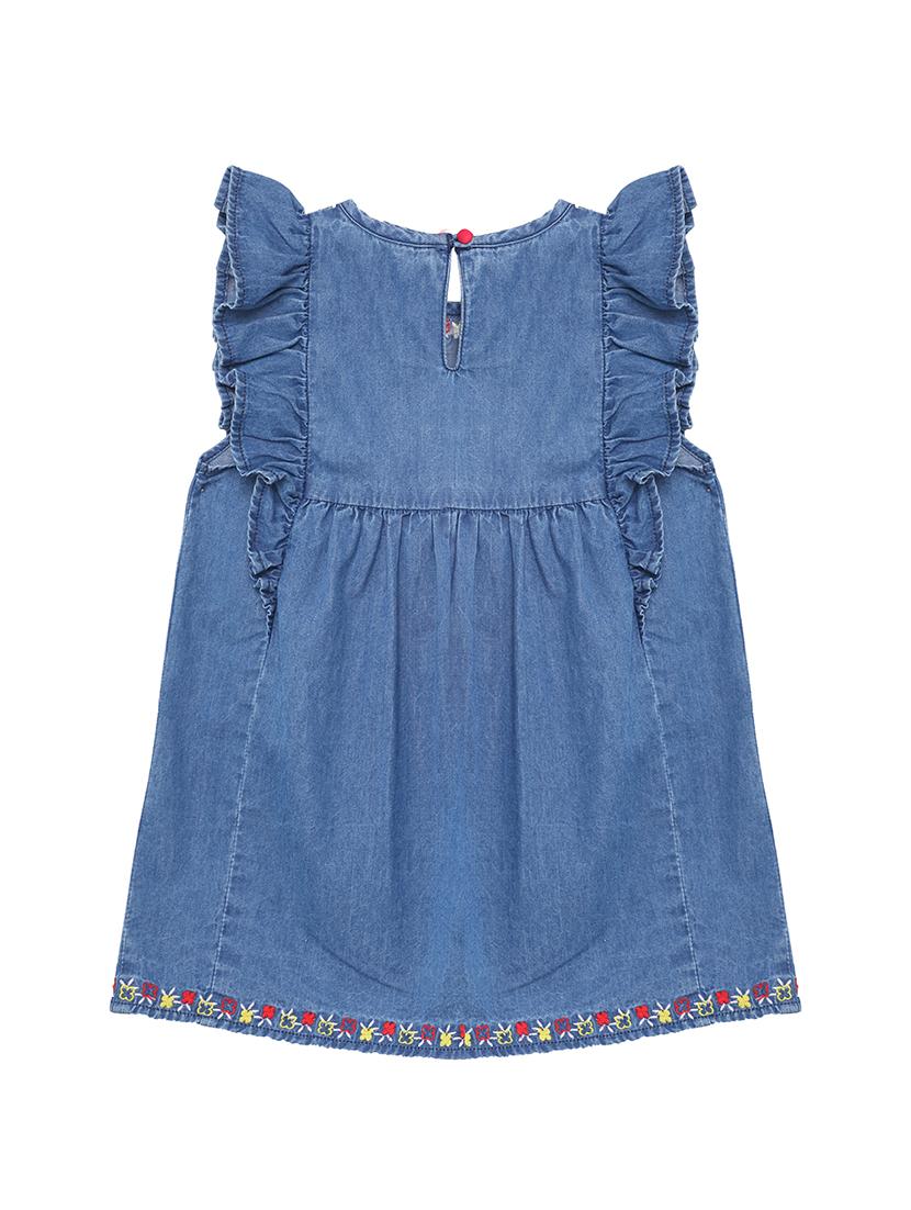 blue cotton regular top - 17422344 - Zoom Image - 2