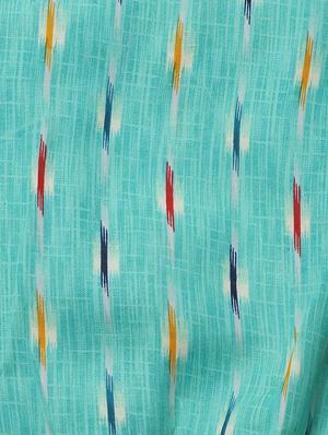 turquoise unstitched suit - 17422397 - Standard Image - 6