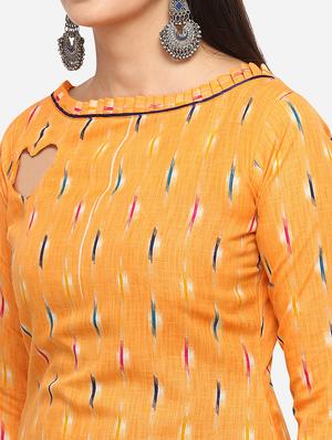 floral unstitched suit - 17422399 - Standard Image - 4