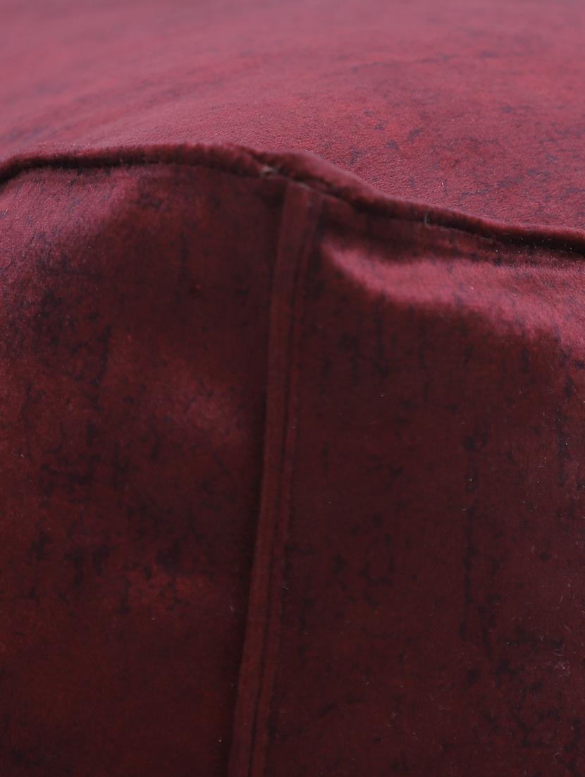 beautiful solid print velvet pouf - 17422552 - Zoom Image - 5