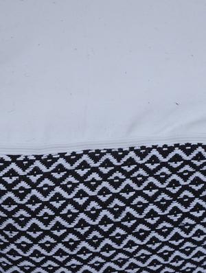 beautiful chevron cotton pouf - 17422568 - Standard Image - 5