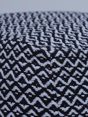 beautiful chevron cotton pouf - 17422568 - Standard Image - 6