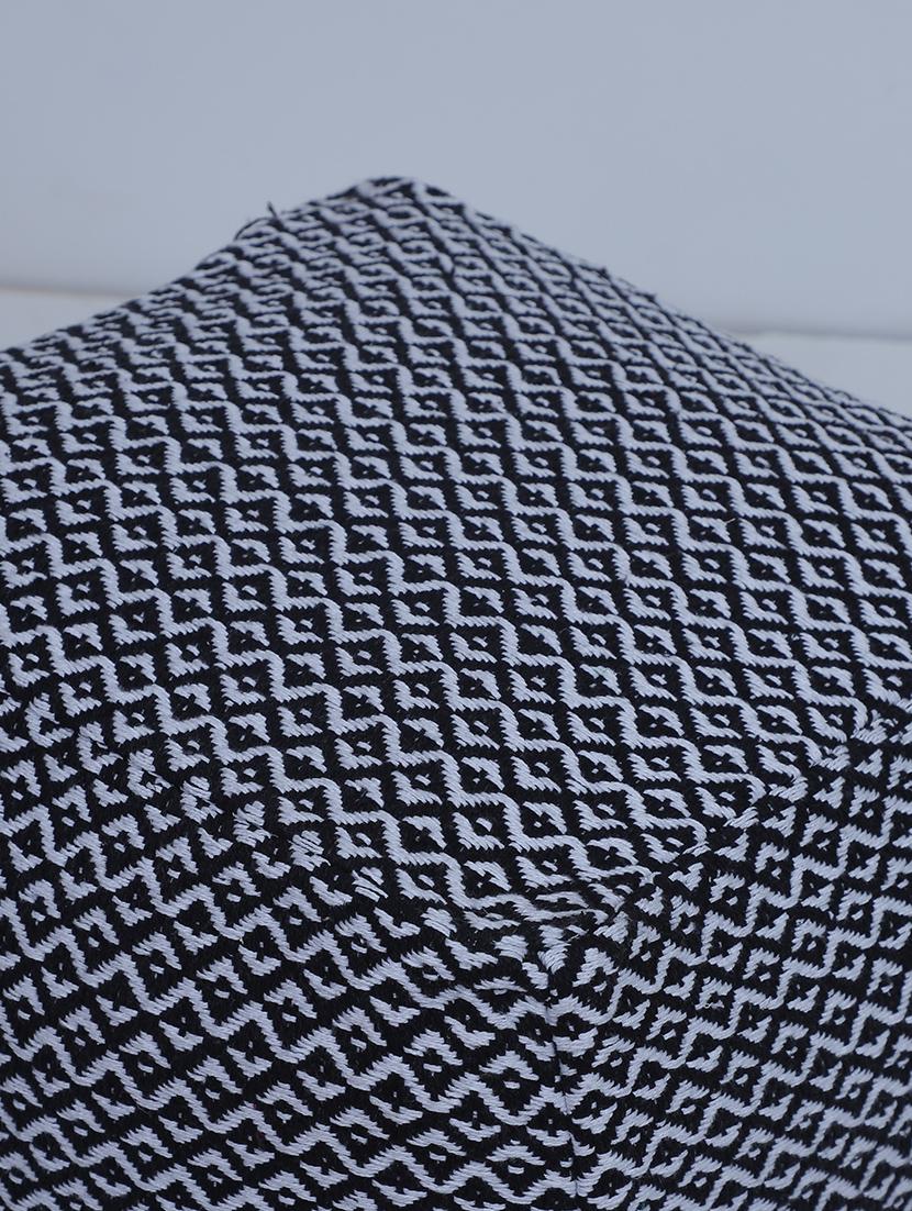 beautiful chevron cotton pouf - 17422568 - Zoom Image - 4