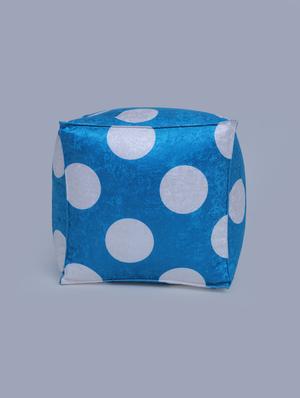 beautiful large polka dot printed pouf - 17422578 - Standard Image - 2