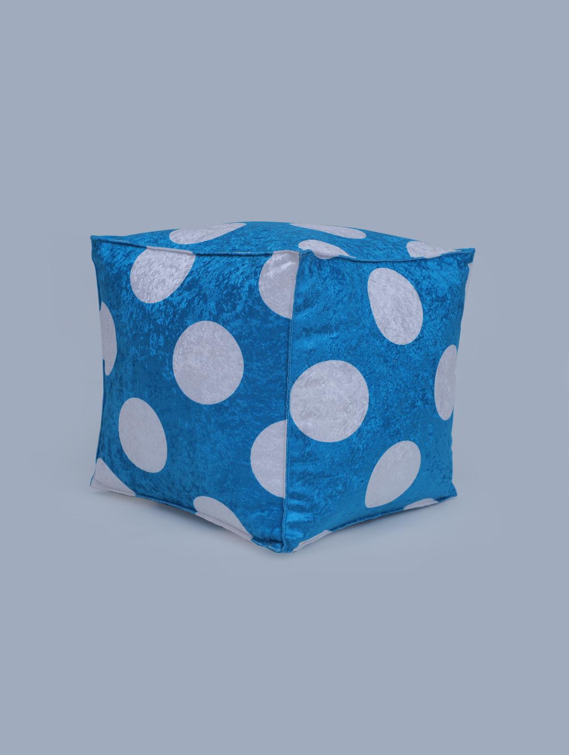 beautiful large polka dot printed pouf - 17422578 - Zoom Image - 3