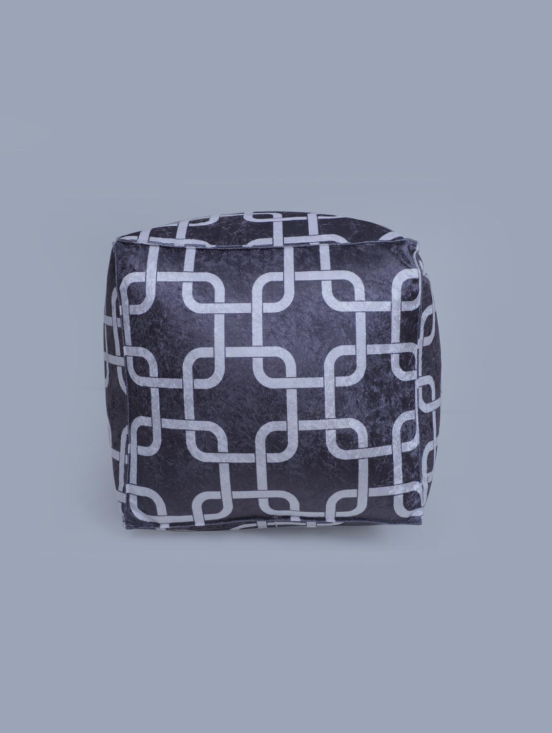 beautiful link printed pouf - 17422582 - Zoom Image - 2