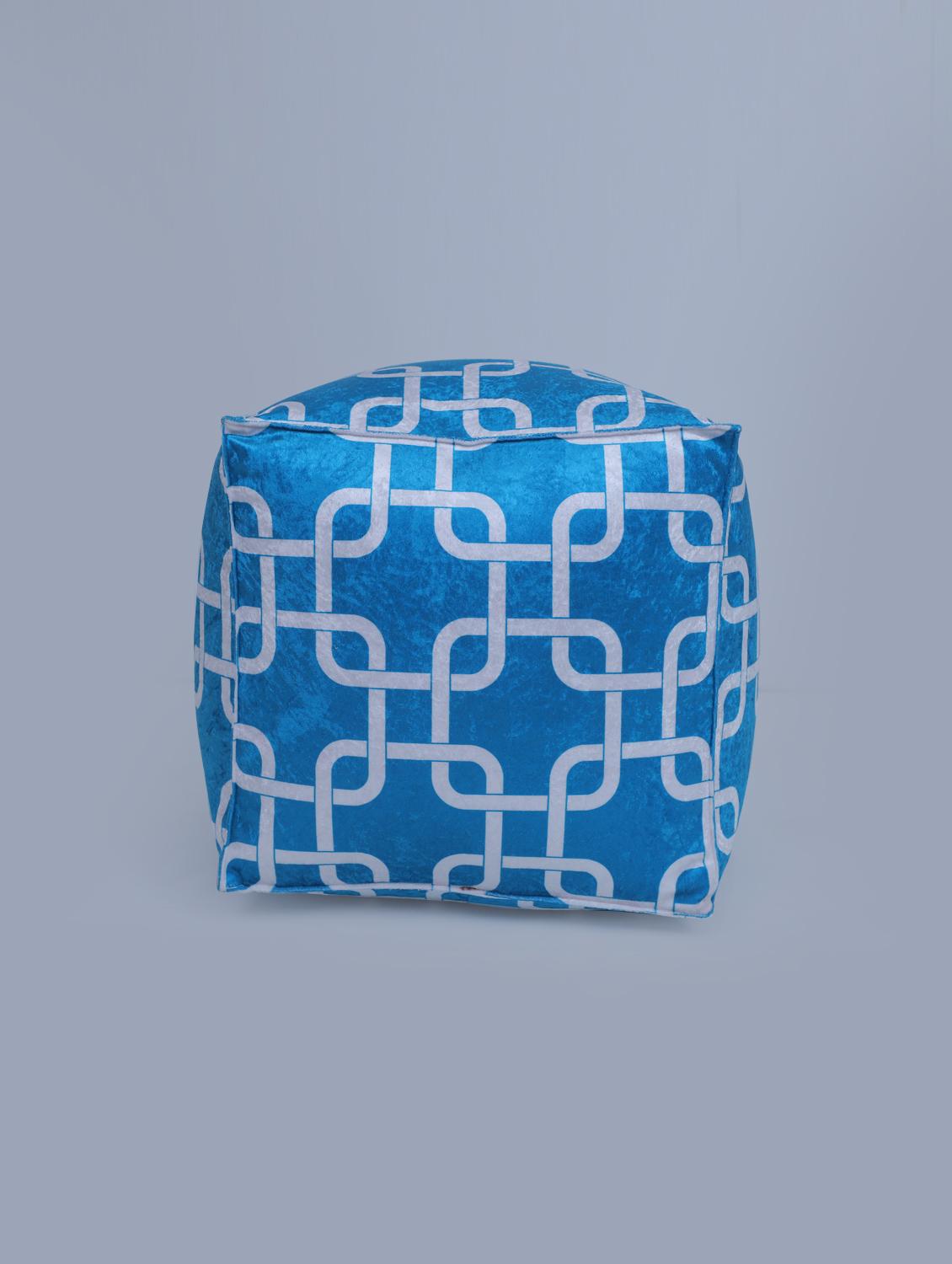beautiful link printed pouf - 17422583 - Zoom Image - 2