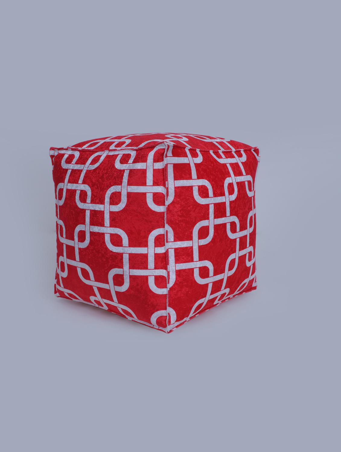 beautiful link printed pouf - 17422585 - Zoom Image - 3