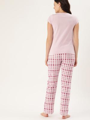 multi colored cotton pyjama set nightwear - 17422835 - Standard Image - 3