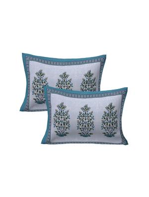 cotton super king size bedsheet with 2 pillow covers - 17422950 - Standard Image - 2