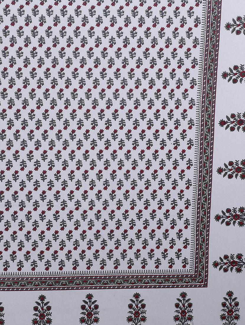 cotton super king size bedsheet with 2 pillow covers - 17422958 - Zoom Image - 4