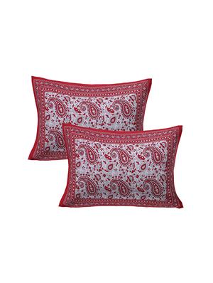 cotton super king size bedsheet with 2 pillow covers - 17422959 - Standard Image - 2