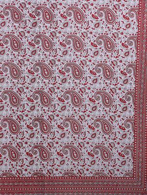 cotton super king size bedsheet with 2 pillow covers - 17422959 - Standard Image - 4