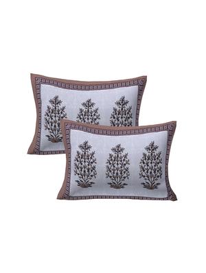 cotton super king size bedsheet with 2 pillow covers - 17422963 - Standard Image - 2