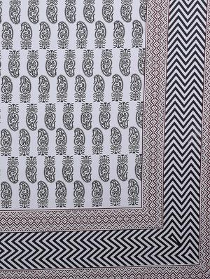 cotton super king size bedsheet with 2 pillow covers - 17422966 - Standard Image - 4