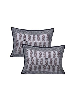 cotton super king size bedsheet with 2 pillow covers - 17422967 - Standard Image - 2