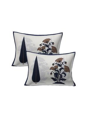 cotton super king size bedsheet with 2 pillow covers - 17422974 - Standard Image - 2