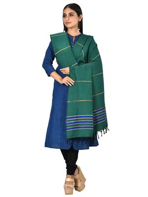 green cotton shawl - 17423160 - Standard Image - 2