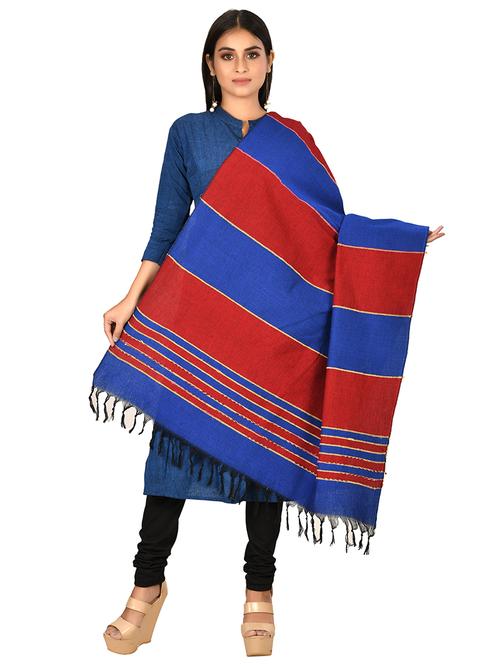 multi colored cotton shawl - 17423163 - Standard Image - 1