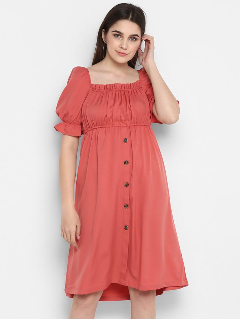 button up empire line dress - 17423170 - Zoom Image - 1